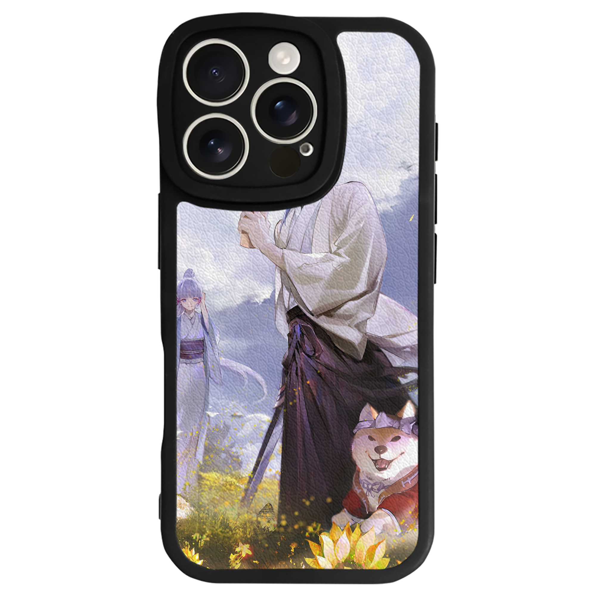 げんし神 genshin 【iPhone 16シリーズ対応】シリコンスマホケース（レザー調） 材質：シリコン